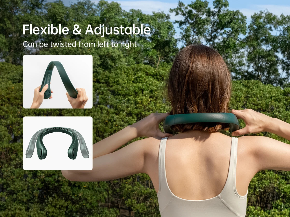 Portable handsfree Neck Fan