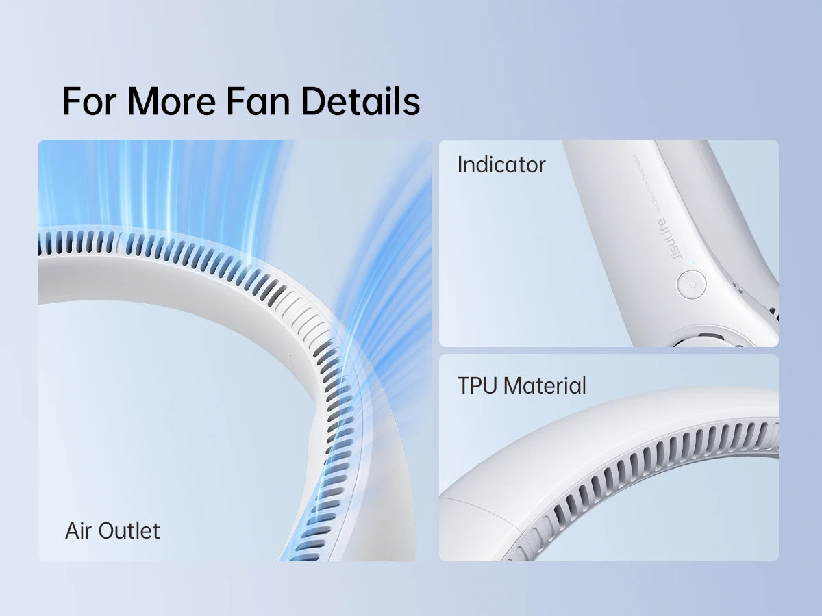 Portable handsfree Neck Fan